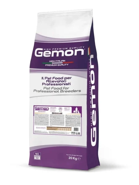 Gemon Câini Breeders Regular cu Pui și Orez 25/14 – 20kg 1 gemon dog regular pui orez 20kg hrana uscata caini adulti digestie articulatii