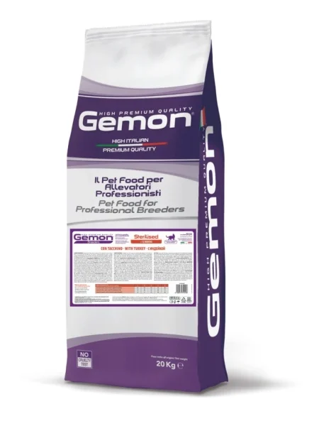Gemon Pisici Breeders Sterilised cu Curcan 31/12,5 – 20kg 1 gemon cat sterilised curcan 20kg hrana uscata pisici adult sterilizate digestie usoara