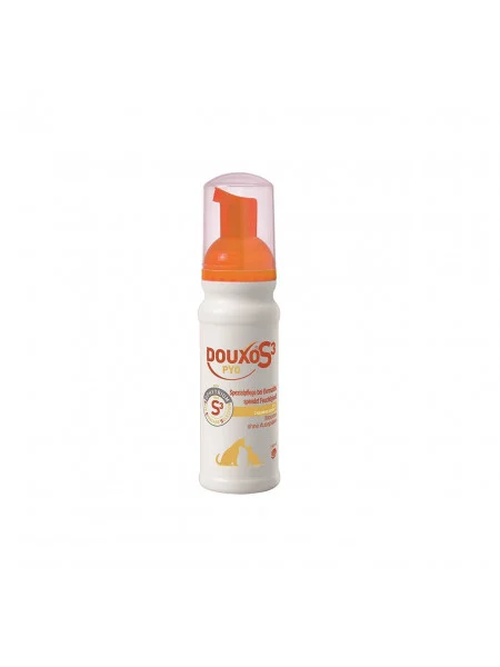 Douxo S3 Pyo Mousse 150 ml 1 Spumă antiseptică fără clătire pentru câini și pisici