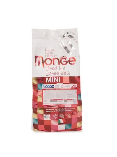 Monge Câini Breeders Mini Starter – 15 kg (32/22) 1 Monge Mini Starter 15kg - hrană cățele gestante lactante pui rasă mică