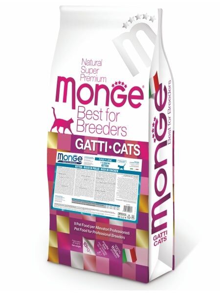 Monge Pisici Breeders Kitten – Hrană Uscată 10 kg (34/20) 1 Hrană uscată pentru pui de pisică cu pui