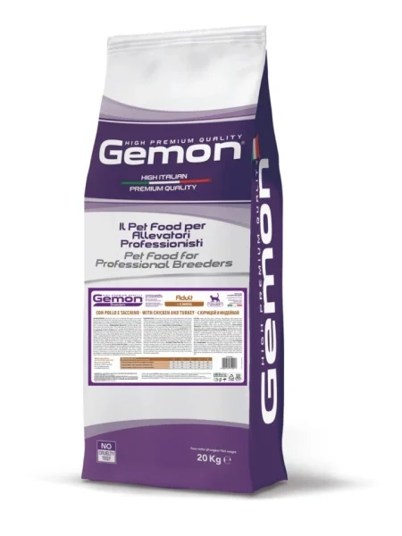 Gemon Pisici Breeders Adult cu Pui și Curcan 32/13 – 20kg 1 gemon cat adult pui si curcan 20kg hrana uscata pisici complete prebiotice