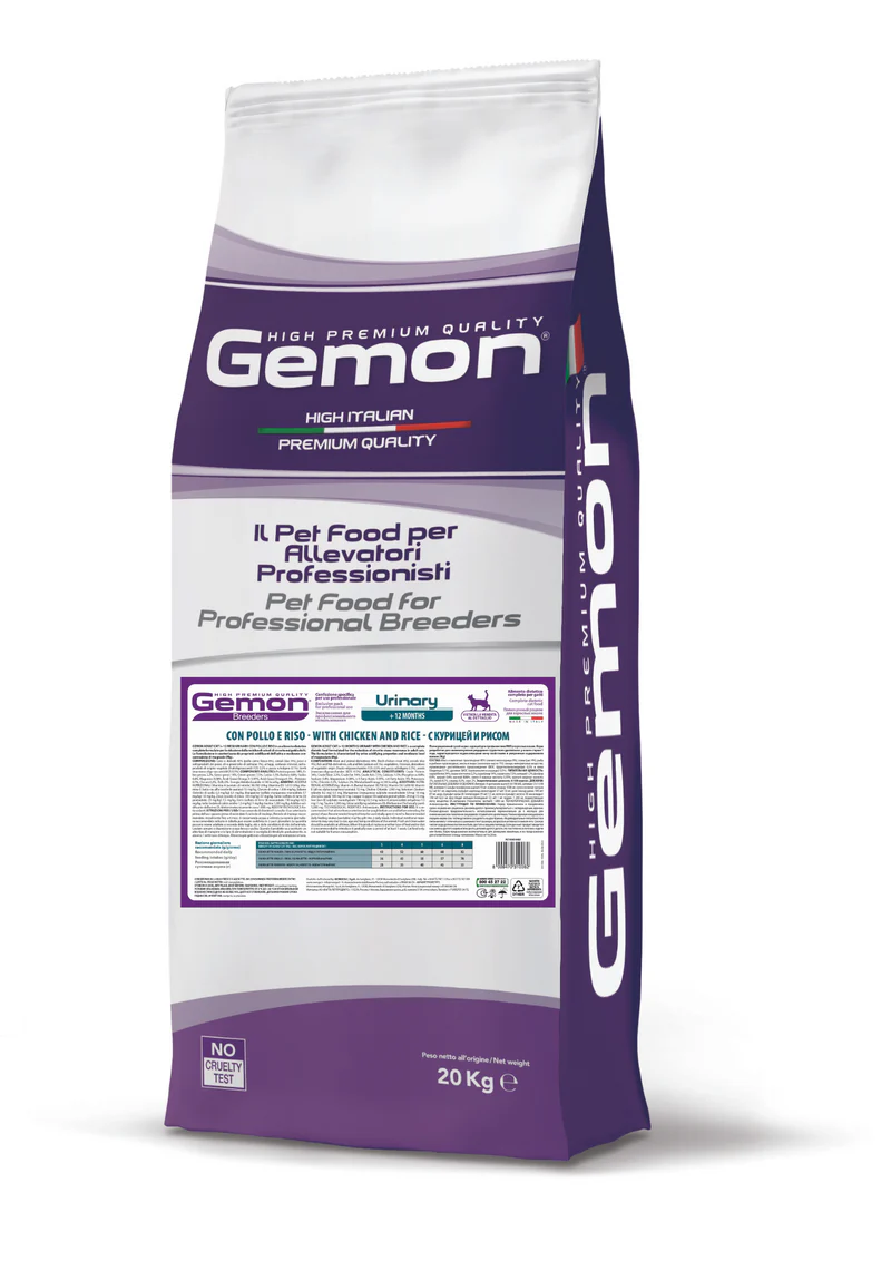 Gemon Pisici Breeders Urinary cu Pui și Orez 34/14 – 20kg 1 hrană dietetică uscată pentru pisici adulte