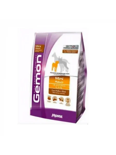Gemon Câini Breeders Mini Adult cu Pui și Orez 26/13 – 20kg 1 gemon dog mini adult pui si orez 20kg hrana uscata caini mici