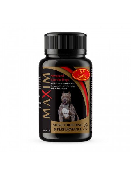 MaxiM 100 tab / 100 g 1 Maxim Multivitamine 100 tablete 100g supliment vitamine minerale câini imunitate energie