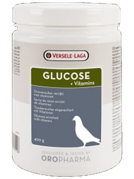 VL GLUCOSE + VITAMINS 400 G 1 versele-laga glucose vitamins 400g glucoza vitamine porumbei energie recuperare concurs