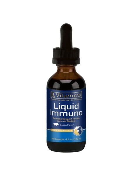 Liquid Immuno 120 ml – Supliment pentru Imunitate la Câini și Pisici 1 liquid immuno 120ml supliment imunitar câini pisici l‑lizină shiitake arabinogalactan