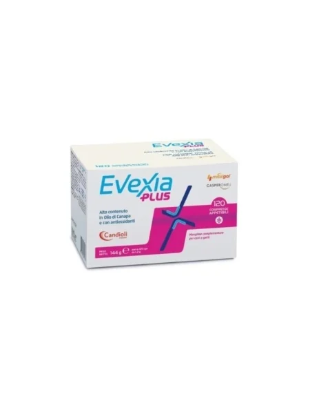 Evexia Plus 120 tablete cu conținut ridicat de ulei de cânepă și antioxidanți